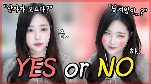 모든 질문 대답하기 yes or no